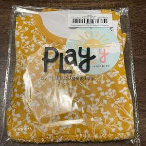 Little Sleepies Golden Poppies Twirl Dress w bodysuit
